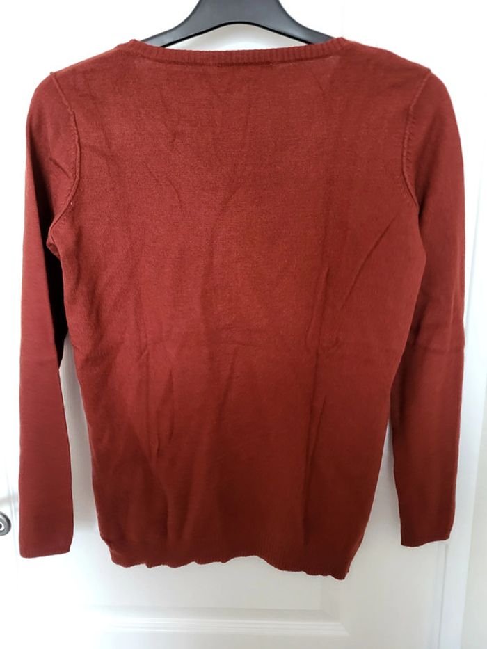 Pull marron camaïeu - photo numéro 5