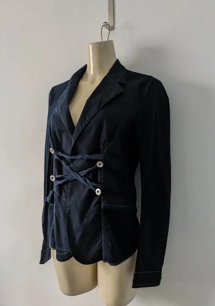 Veste en jean légère - Marithé + François Girbaud - taille L - photo numéro 2