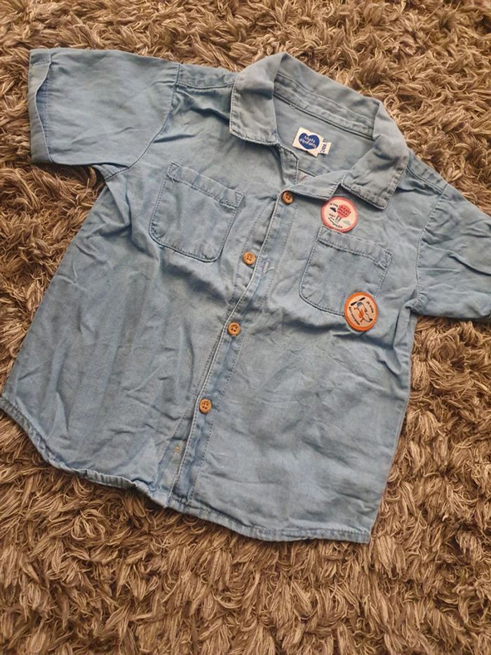 Chemise sans manches 24 mois