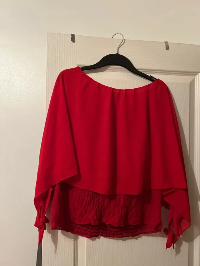 Blouse rouge