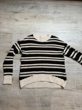 Gros pull rayé