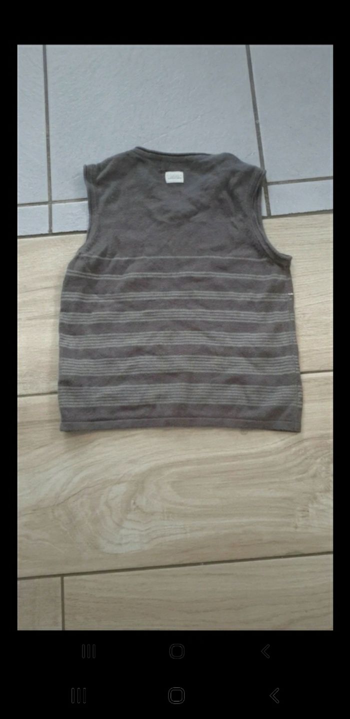 Pull fin sans manches catimini 4 ans - photo numéro 3