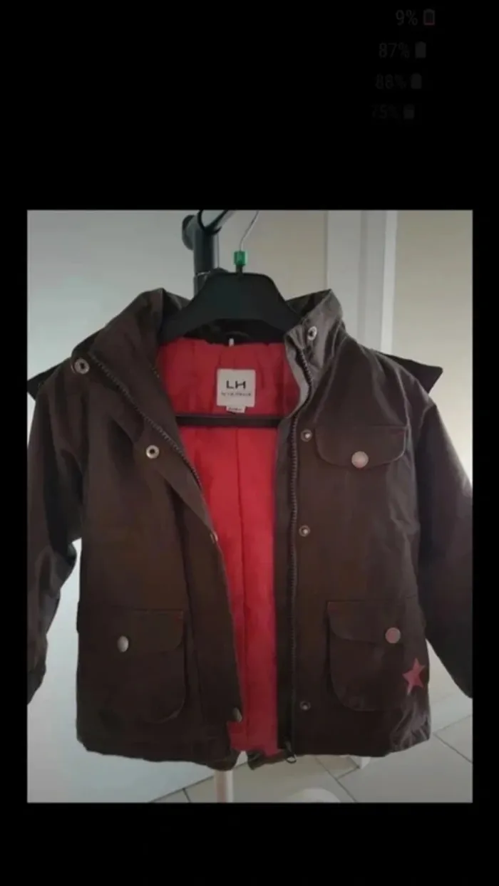 Manteau blouson fille