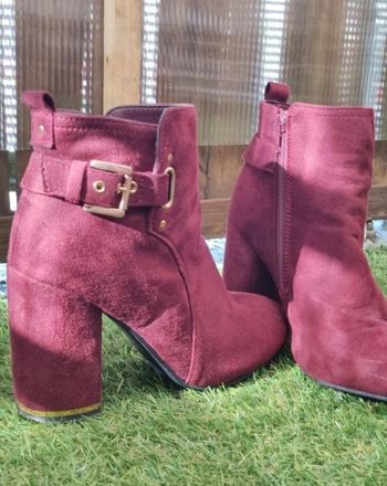 Bottines rouge taille 37