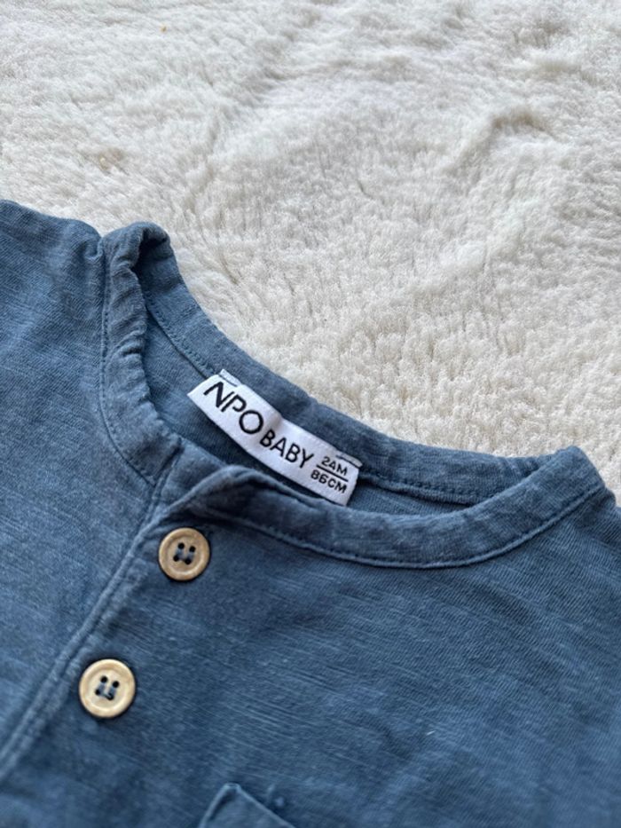 👕 TEE shirt- bébé garçon - 24 mois- NPO Baby - très bon état - photo numéro 3