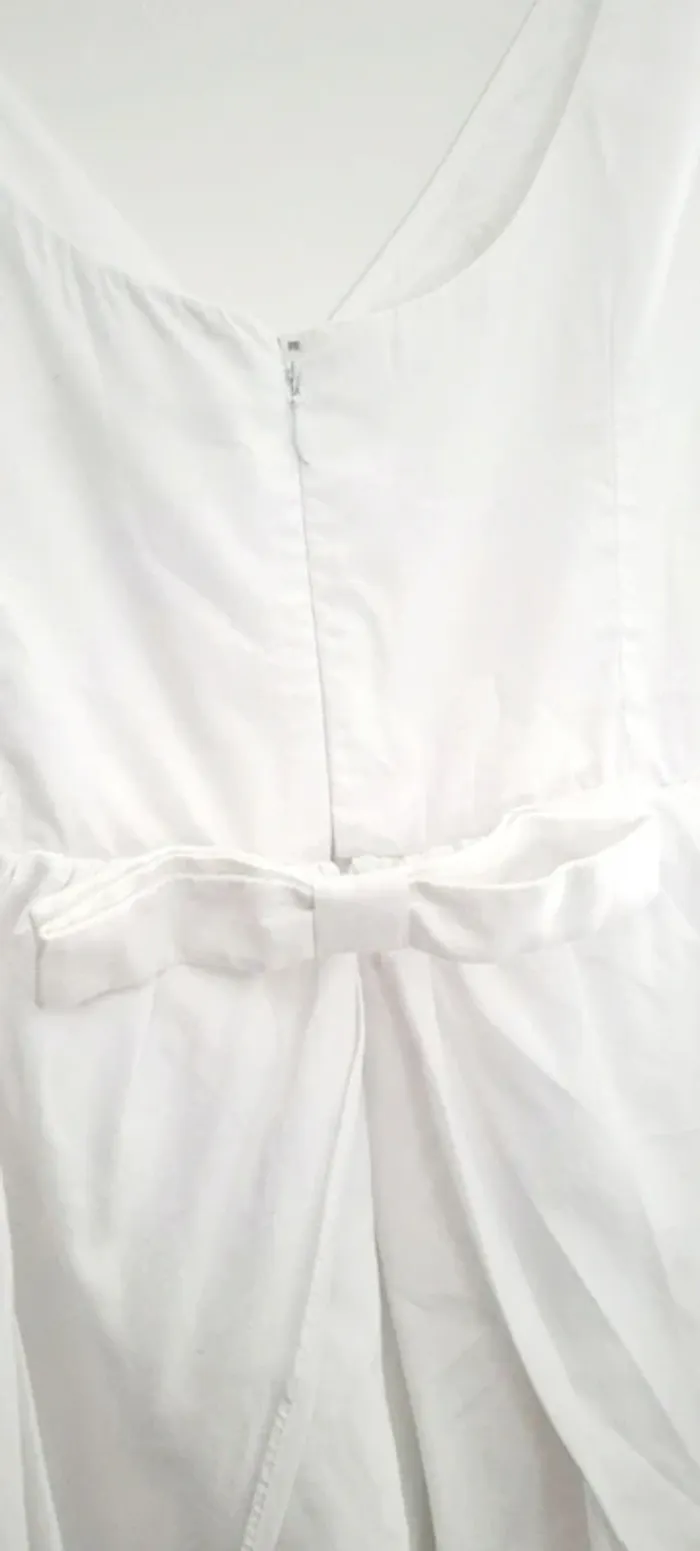 Top débardeur blanc 36 carven - photo numéro 7