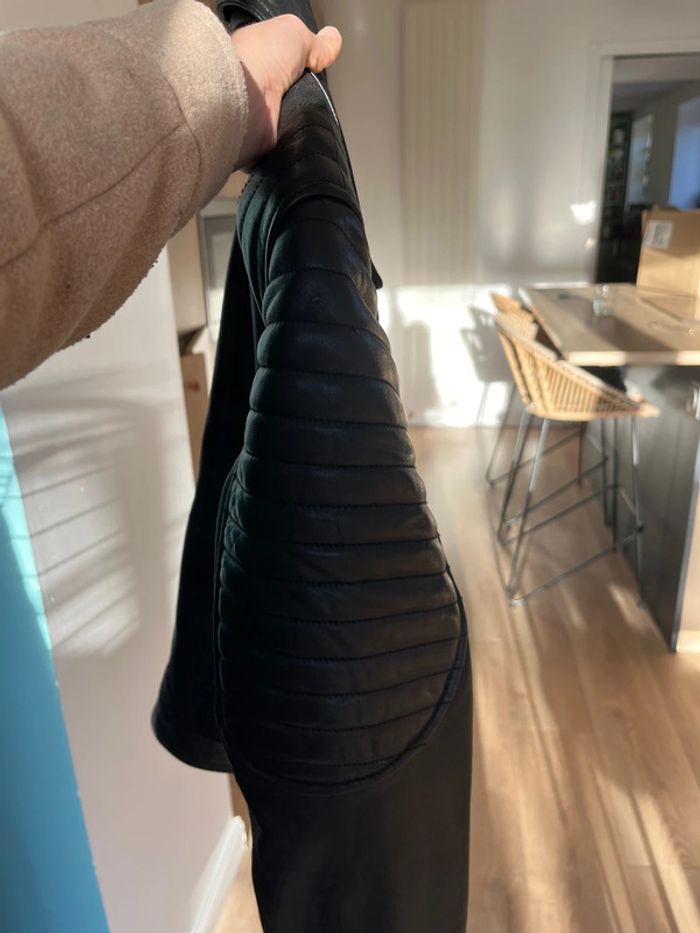 Perfecto cuir véritable Blue Welford - photo numéro 9