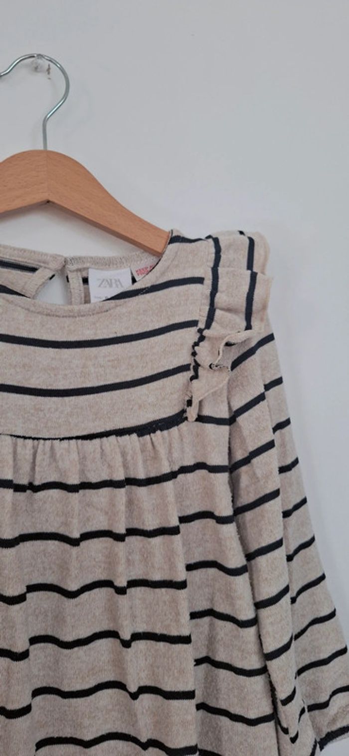 Robe marinière en coton – Zara Kids, taille 5/6 ans - tenue parfaite pour la rentrée 🤍 - photo numéro 5