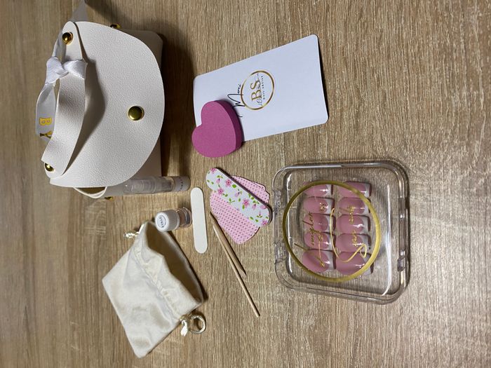 Kit faux ongles en gel carré French neuf réutilisable Sianails