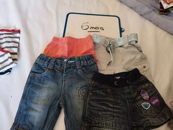 Lot shorts 6 mois
