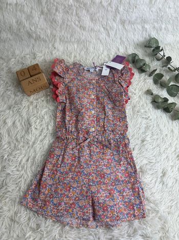Combinaison liberty Tartine et chocolat taille 4 ans