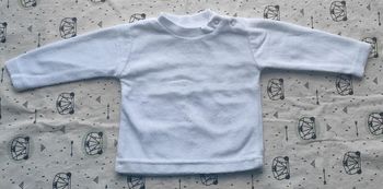 Tee-shirt ML en velours taille 3 mois