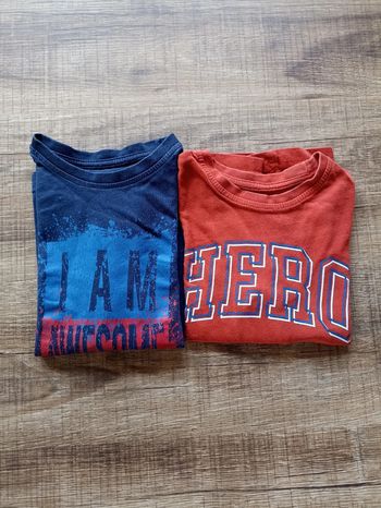 Lot de 2 t-shirt longues manches garçon 3-4 ans