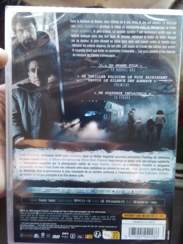 DVD neuf : PRISONERS - photo numéro 2