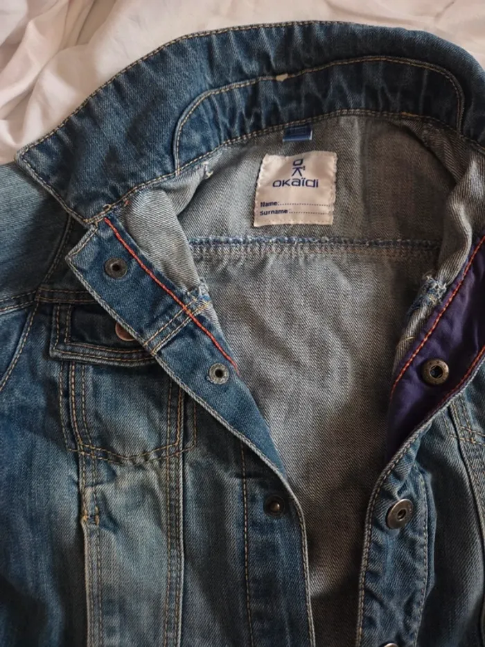 Veste en jean garçon 4 ans - photo numéro 2