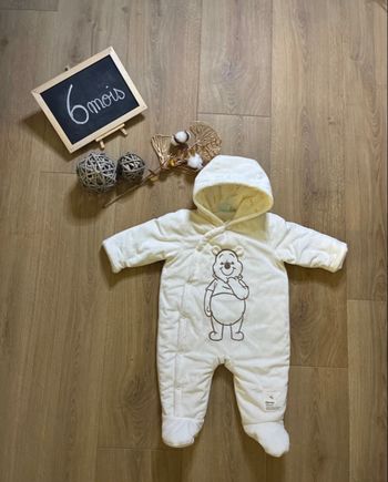 Combinaison pilote Winnie – 6 mois – chaude & toute douce 🤍