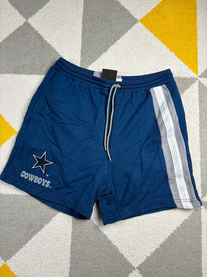 Short NFL Cowboys | Bleu marine et gris | Taille M - photo numéro 2