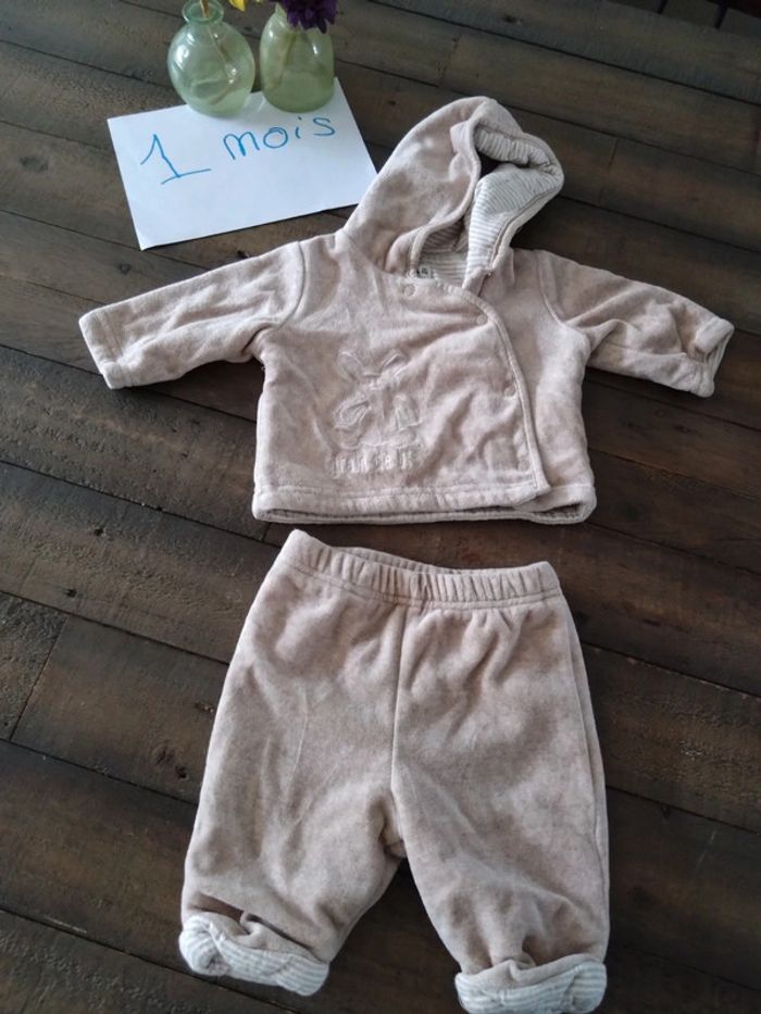 Ensemble bébé garçon 1 mois 59 cm