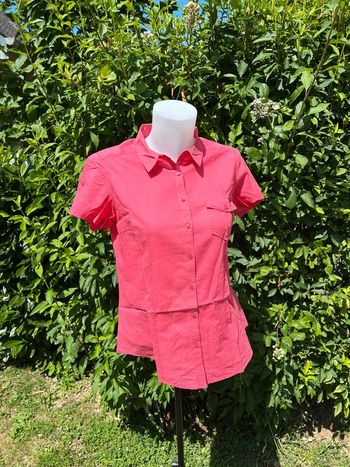 🌟 Chemise rouge Camaïeu 🌟