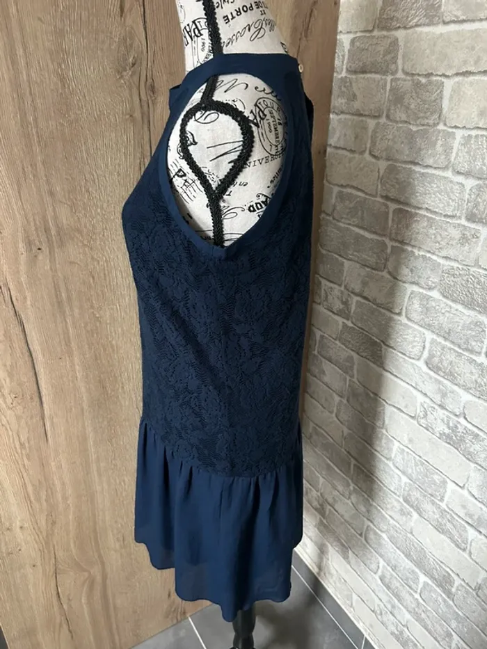 Robe décontractée chic avec dentelle taille 38 - photo numéro 2