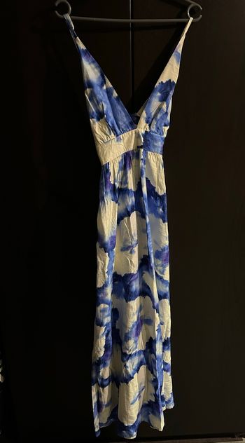 Robe longue croisée