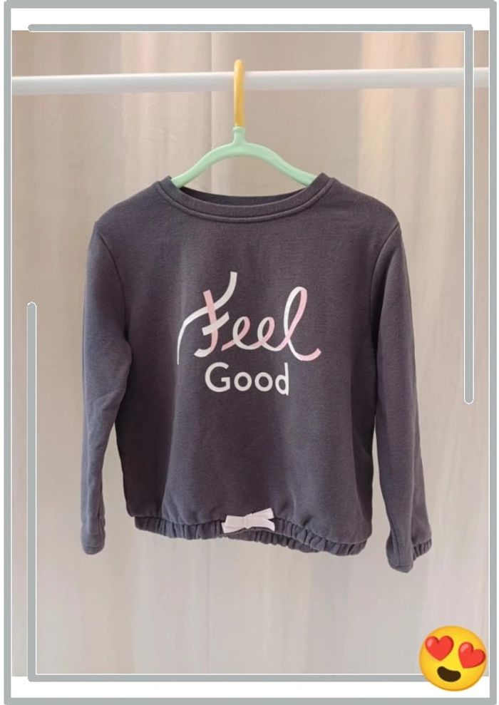 Pull sweat gris Okaïdi 4ans