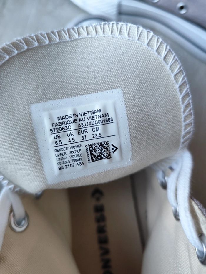 Converse plateforme beige - photo numéro 10