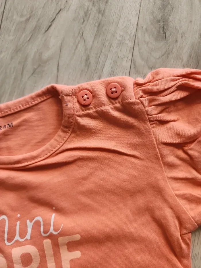 Tee shirt MC mini copie de maman 24mois - photo numéro 5