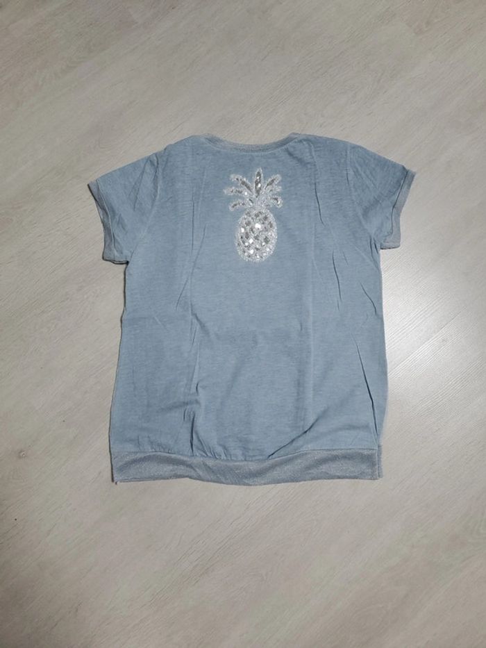 Tshirt en lin et coton - Ananas - photo numéro 3