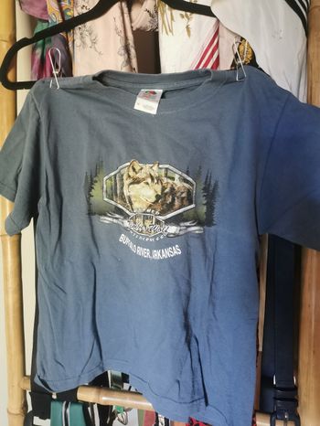 Tshirt vintage loup 8 ans
