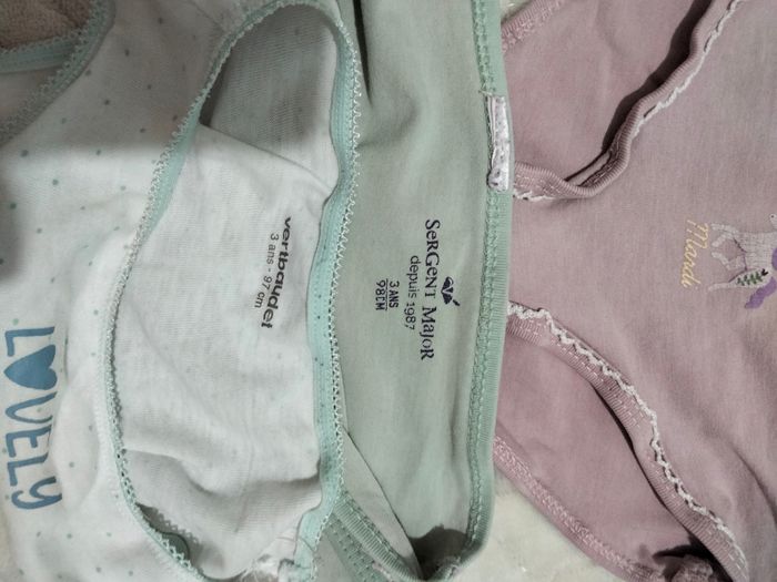 Lot de 8 culottes petite fille - photo numéro 3