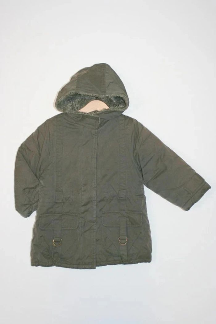 Parka kaki à capuche Catimini