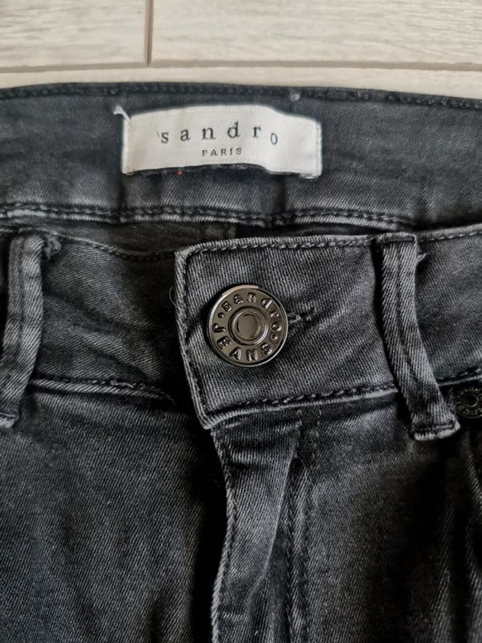 Jean noir cropped Sandro M - photo numéro 3