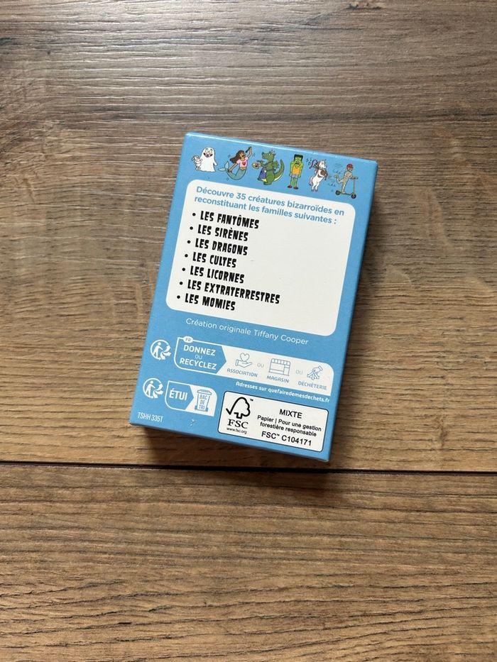 Jeu de 7 Familles Les Créatures Bizarroïdes NEUF - photo numéro 2