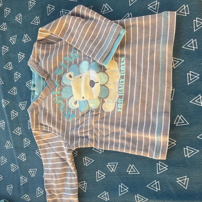 Lot de 6 tee shorts manches longues 3 mois - photo numéro 2