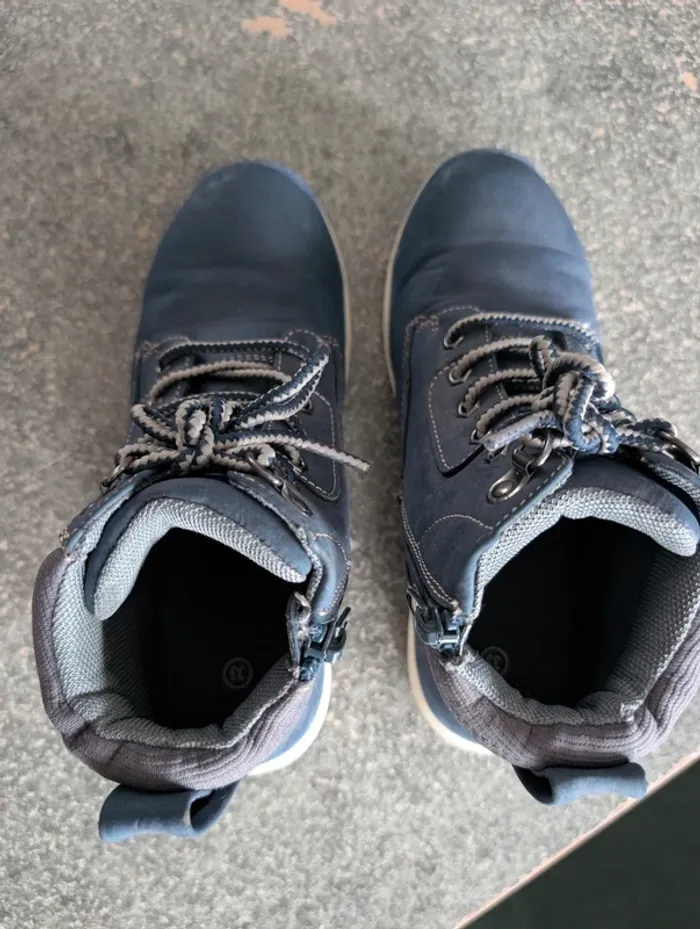 Bottines bleu marine taille 33 - photo numéro 5