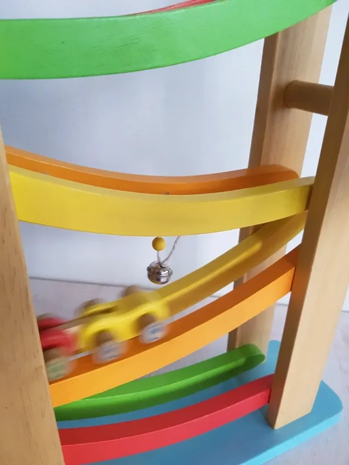 Toboggan cascade de voitures en bois Vilac - photo numéro 12