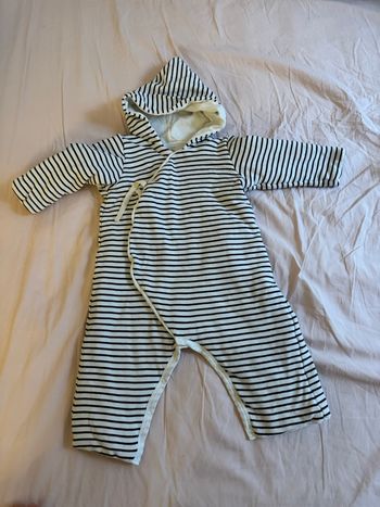 Combi pilote Petit Bateau - Coton bio - unisexe