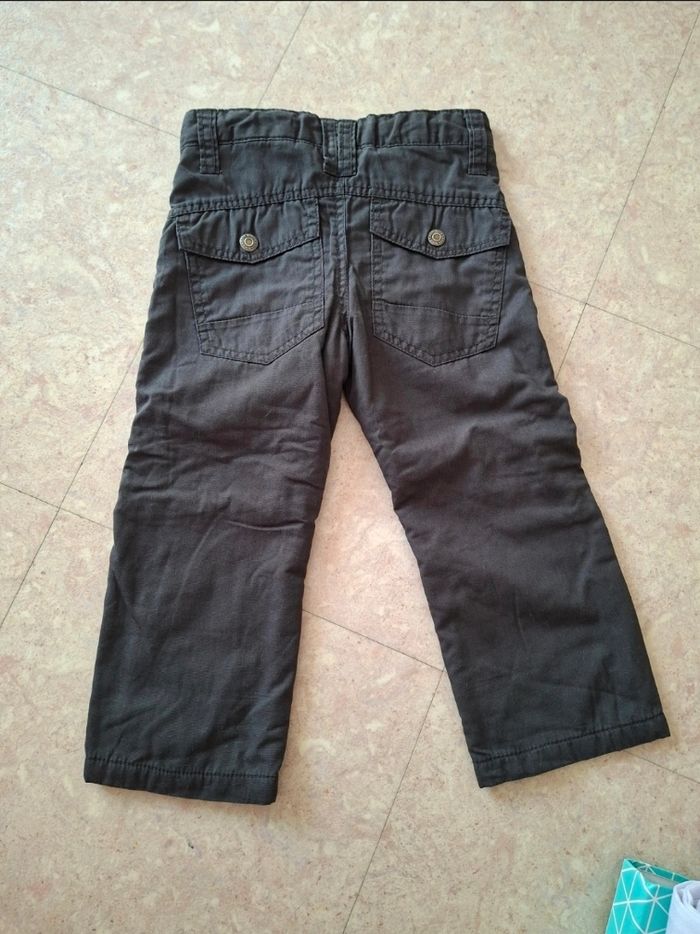 pantalon doublé garçon 2-3 ans 92 cm - photo numéro 2