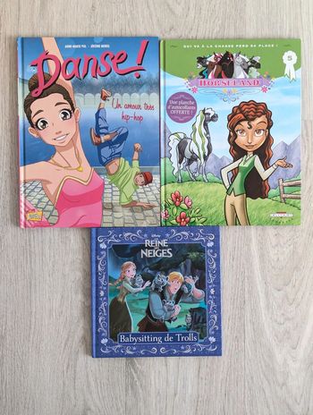 Lot 3 livres pour fille