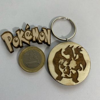 Porte clés évolution dracaufeu