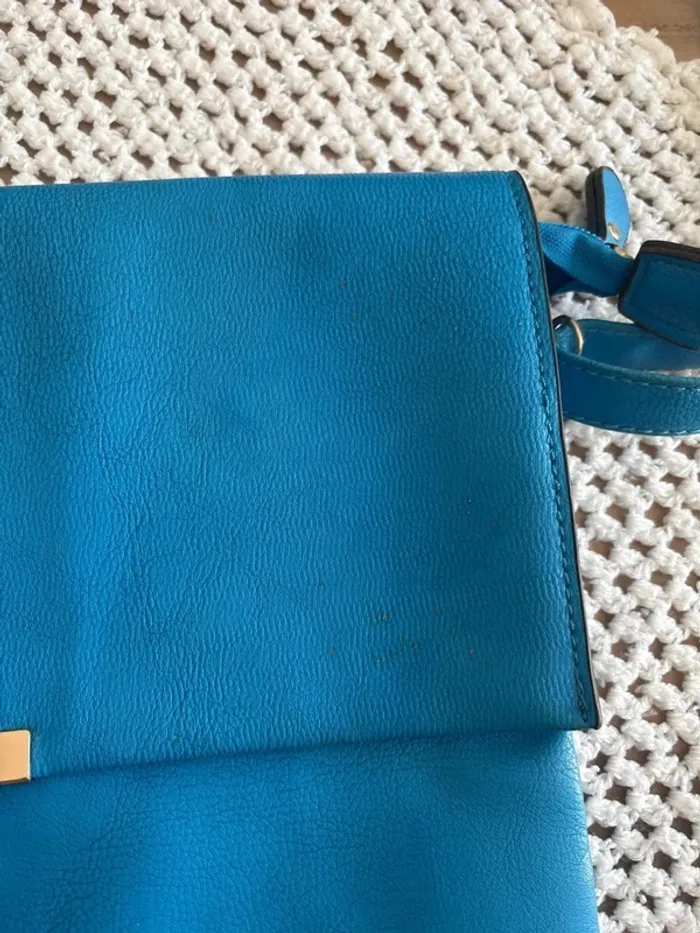 🛑 pochette / sac à main bleu 🛑 - photo numéro 2