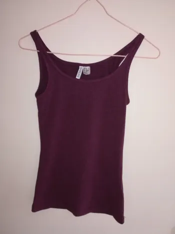 Débardeur violet, H&M, taille XS, neuf