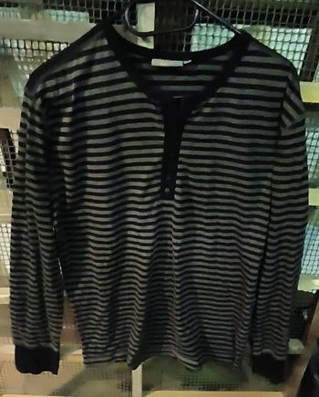 T-shirt à manche longue à rayure pour homme de la marque RG 512