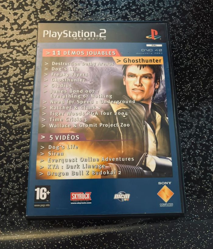 Jeu PS2: 11 démos jouables 5 vidéos DVD 40