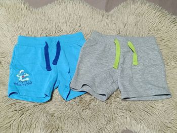 Lot de 2 shorts Schtroumpfs