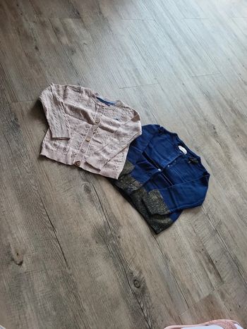 Lot 2 gilets fille 4 et 5 ans Sergent Major et Lili Marelle