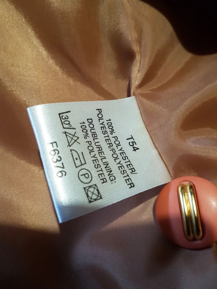 Veste femme 54 blanche porte - photo numéro 4