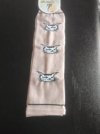 Guêtres motif chat chinois Neuves