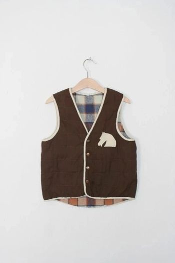 Gilet pour l'équitation chocolat Robin Masters